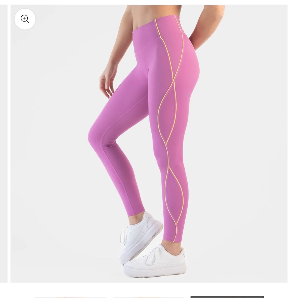 Senita Athletics Lux Step Up Leggings - Fuchsia - L